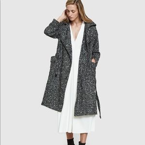 Wool overcoat from Stelen in Black